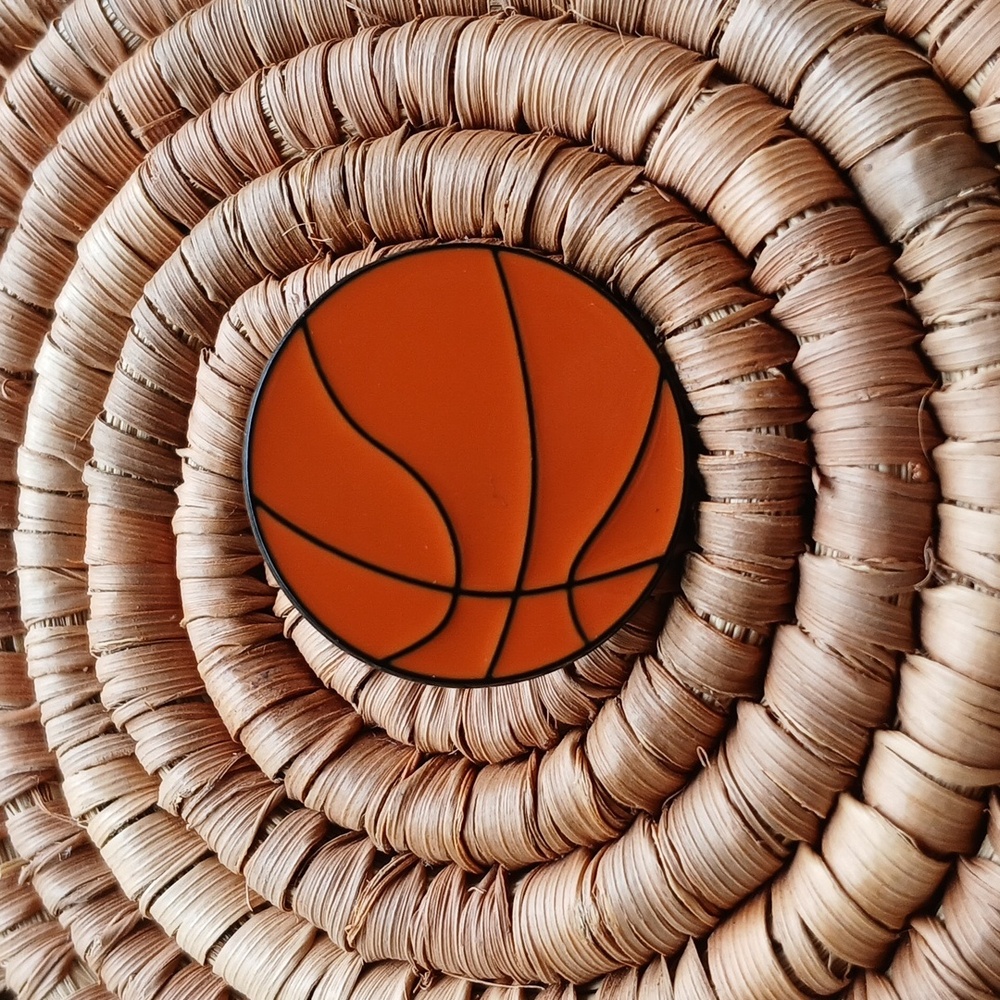 5/$25 NEW Basketball Enamel Pin